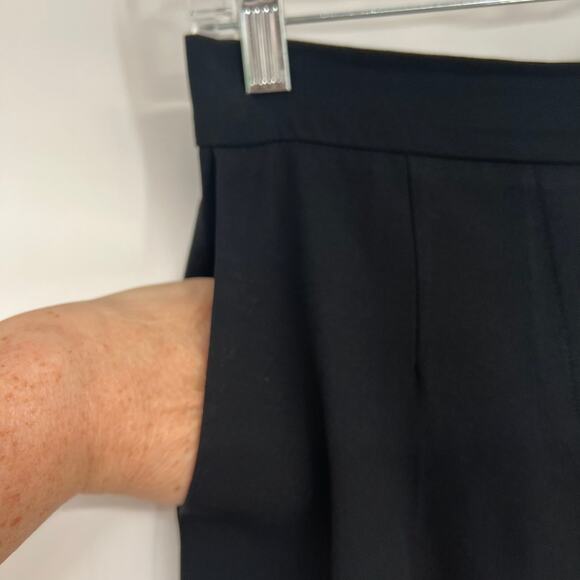 Babaton Aritzia Cohen Pants Women's Size 4 Black Crop Tailored Mid Rise Workwear - Picture 6 of 10